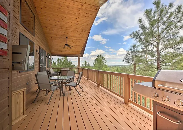 Deck & Views: Dog-friendly In Show Low! Сasa de vacaciones Show Low